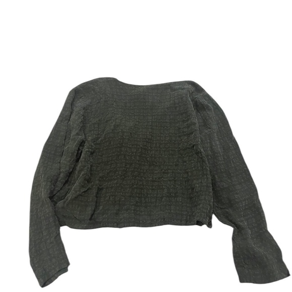 Rabbit Rabbit Rabbit Vintage Dark Green Button Down Shirt 12 Medium Cottagecore - Picture 7 of 15